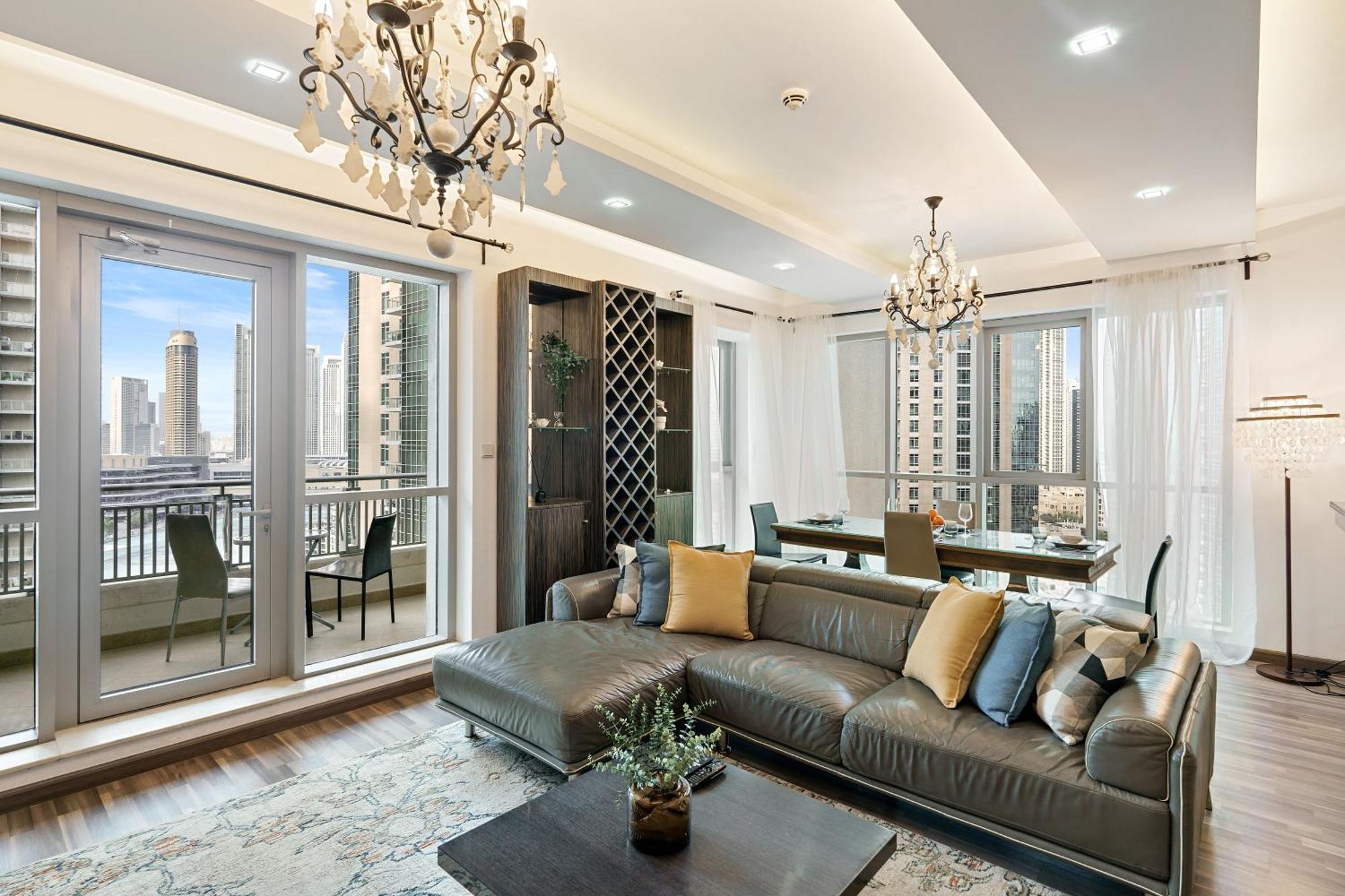 Apartment 2br In Downtown With Burj Khalifa & Fountain Views Dubai